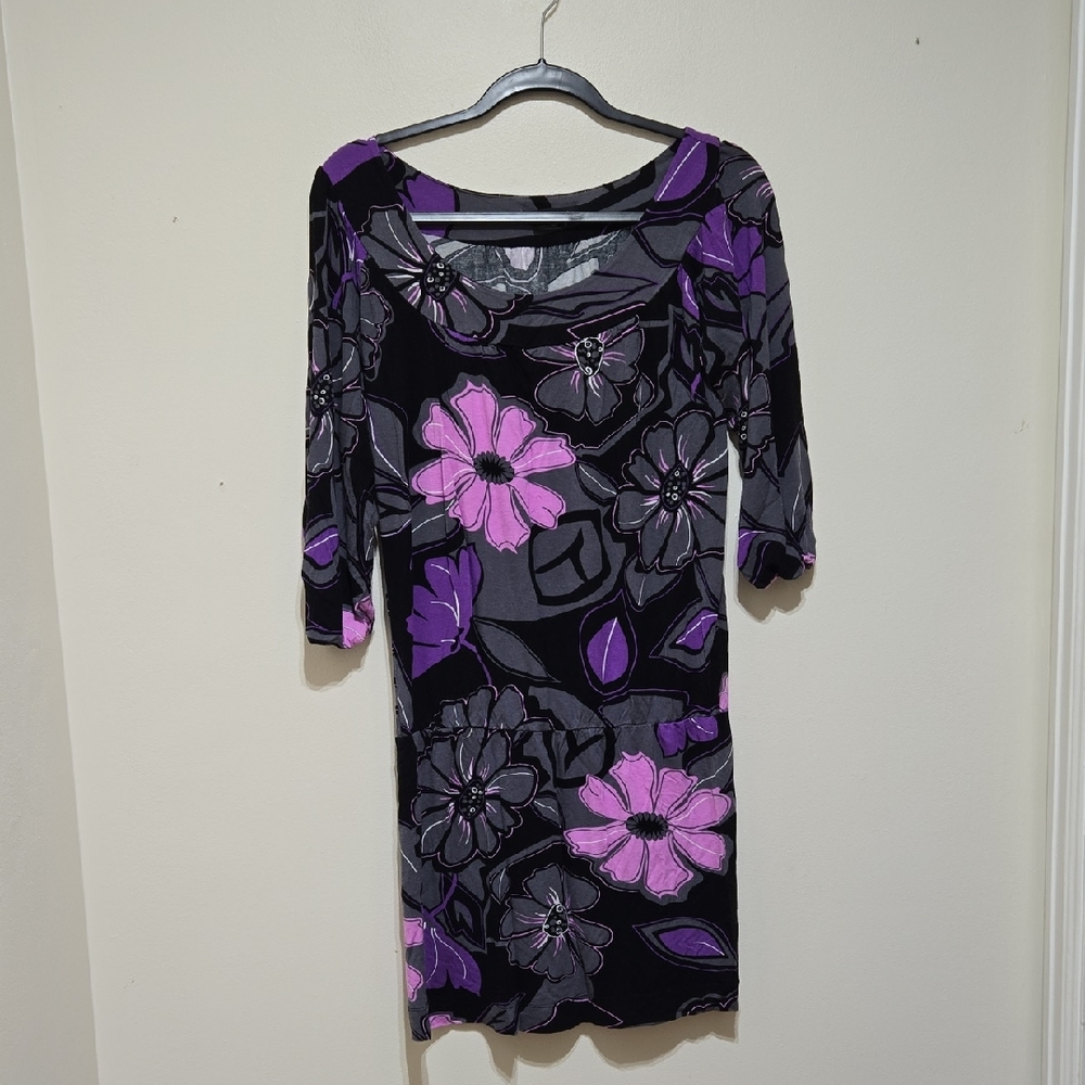 BCBGMAXAZRIA Women's Floral Dress